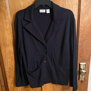 Chicos black jacket Rayon/Nylon/Spandex - size 3